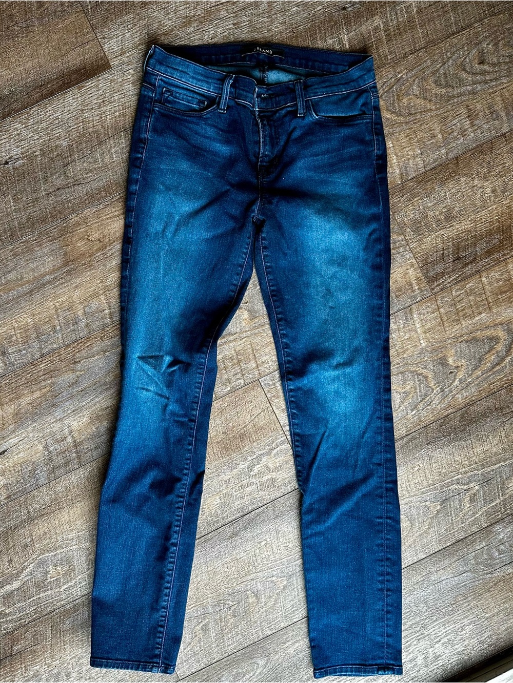 J Brand Maria High Rise Skinny Jeans Size 28 Dark Wash Avalon Stretch Denim